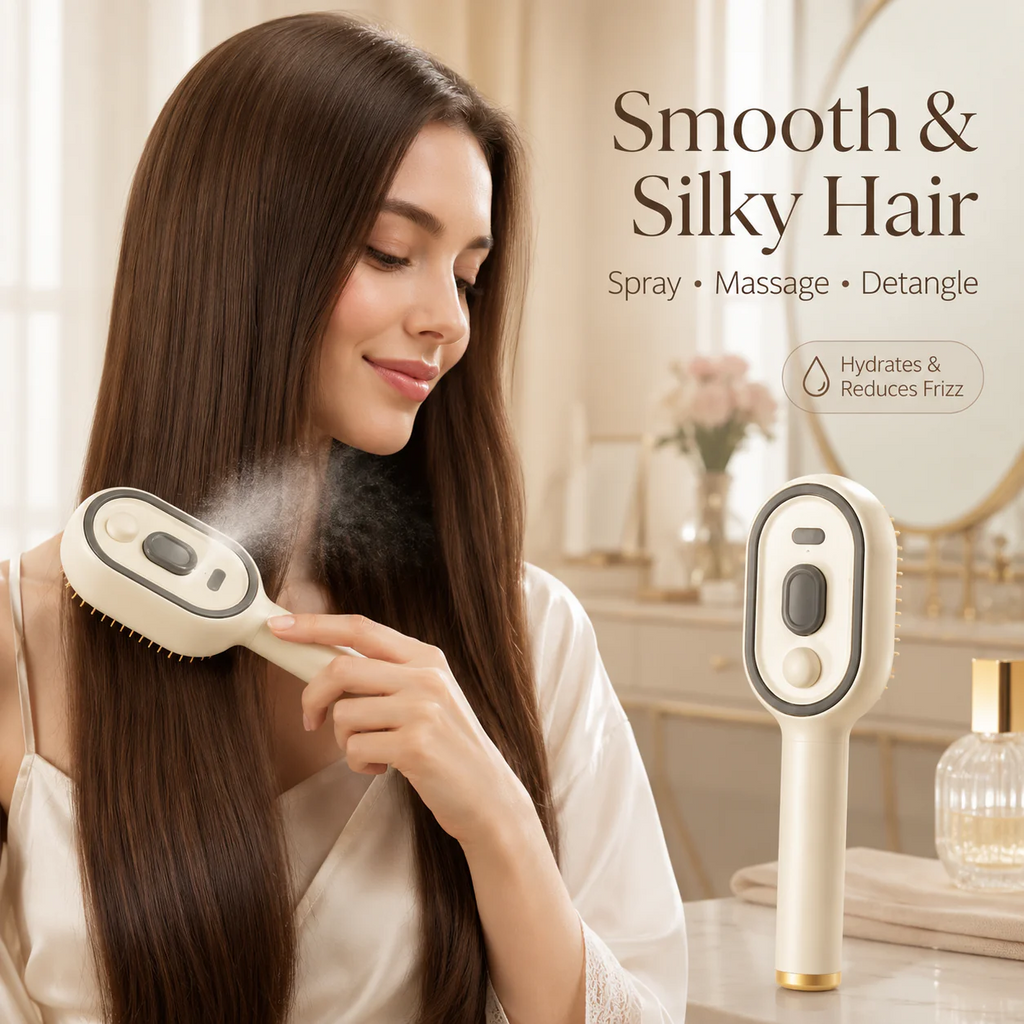 🔥Last Day 50% OFF🔥Electric Spray Air Cushion Massage Comb - Finds
